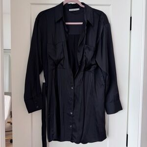 Abercrombie & Fitch Black Button-Up Shirt